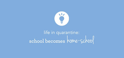 life in quarantine:  school becomes home-school