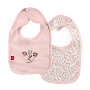 Bedford Floral Organic Cotton Magnetic Reversible Bib