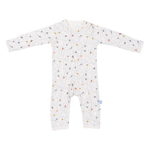 Bird Song Organic Cotton Magnetic Coverall-Magnetic Me