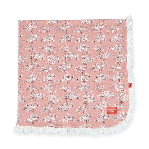Cherry Blossom modal soothing swaddle blanket