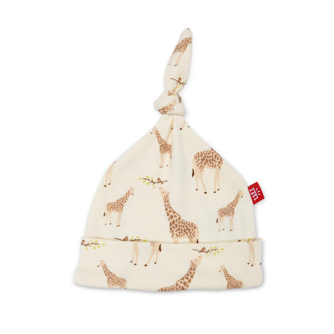 Cream Jolie Giraffe Organic Cotton Hat