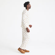 men's merry and bright modal signature long sleeve pajama set