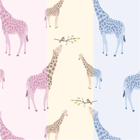 Pink Jollie Giraffe organic cotton magnetic cozy sleeper gown + hat set