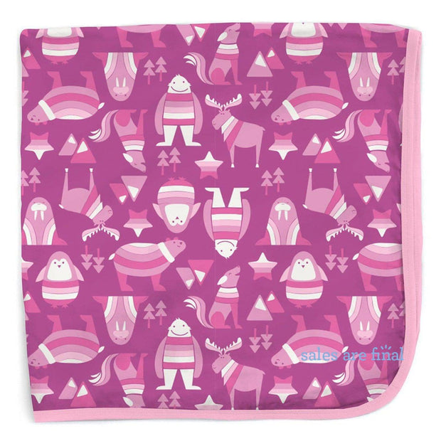 Pink Yeti Set Go Modal Swaddle Blanket