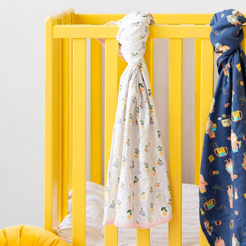 abbey organic cotton swaddle-Magnetic Me