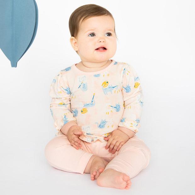 arts & cats modal magnetic play all day top + leggings set