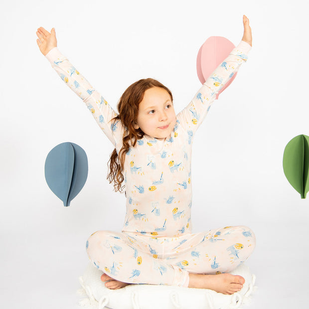 arts & cats modal magnetic no drama pajama long sleeve set