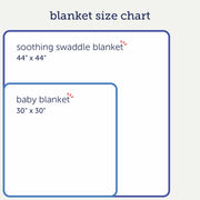 lucky charm organic cotton soothing swaddle blanket