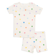balloon dream organic cotton magnetic toddler pjs - shorts-Magnetic Me