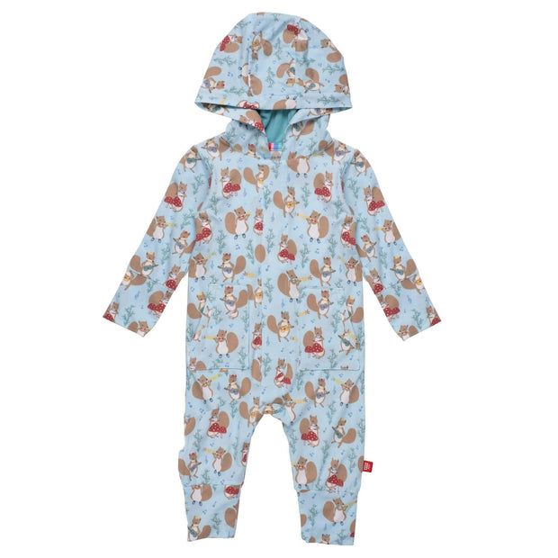 band together modal magnetic hooded coverall