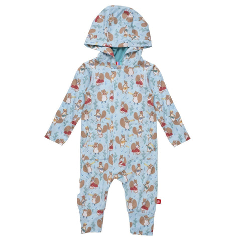 band together modal magnetic hooded coverall