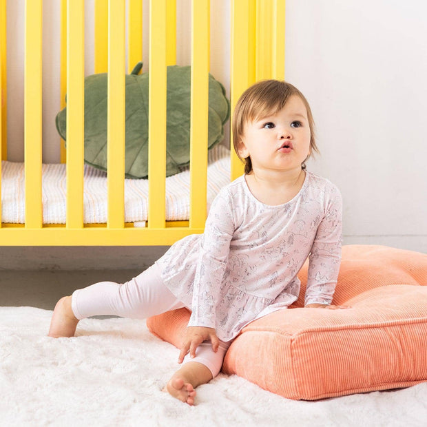 Blossom hollow modal magnetic infant 2 Smocked Top and Leggings-Magnetic Me