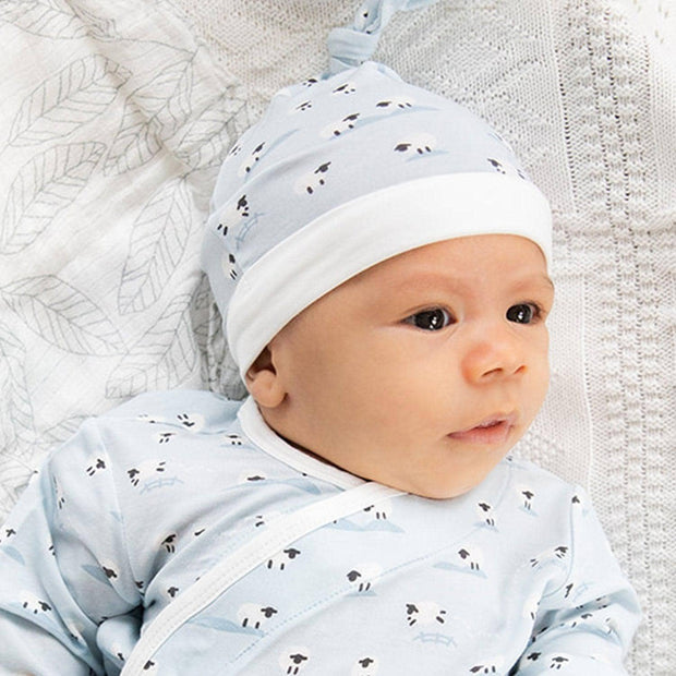 blue baa baa baby modal newborn hat