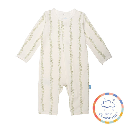 botanical stripe CloudStretch™ magnetic coverall-Magnetic Me