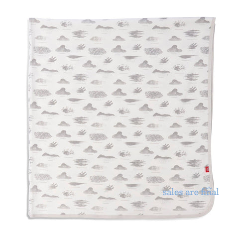 cloud mine organic cotton swaddle blanket