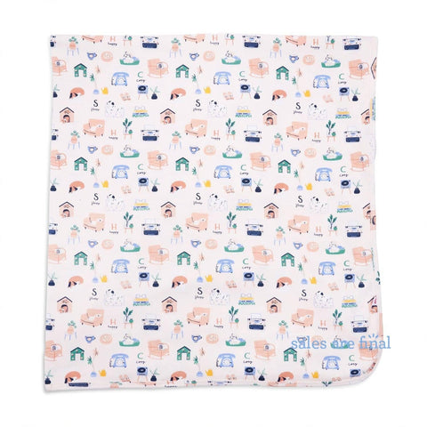 cozy days organic cotton swaddle-Magnetic Me
