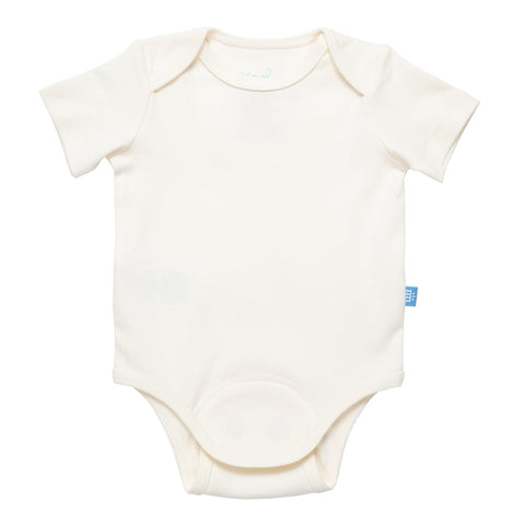 cream organic cotton magnetic bodysuit