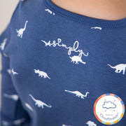 dino CloudStretch™ magnetic kids pajama set-Magnetic Me