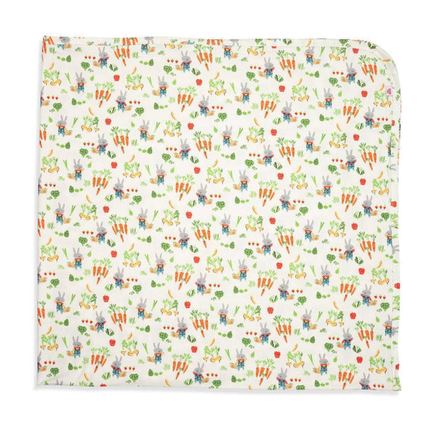 don't worry be hoppy modal soothing swaddle blanket-Magnetic Me