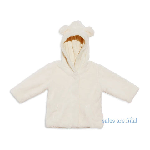 egret with solid lining Minky Magnetic Jacket-Magnetic Me