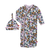 finchley modal magnetic cozy sleeper gown + hat set