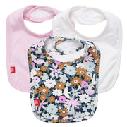 finchley modal magnetic stay dry infant bib 3-pack