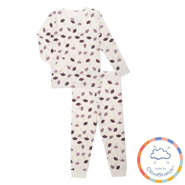 ginkgo love CloudStretch™ magnetic kids pajama set-Magnetic Me