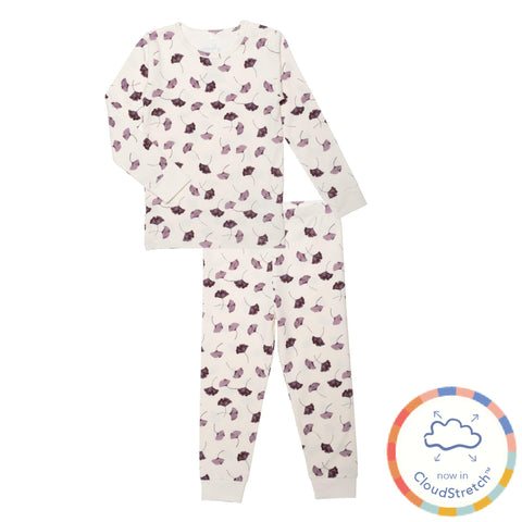 ginkgo love CloudStretch™ magnetic kids pajama set-Magnetic Me