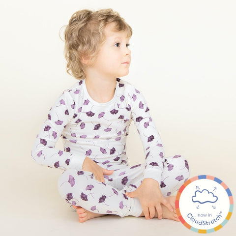 ginkgo love CloudStretch™ magnetic kids pajama set-Magnetic Me