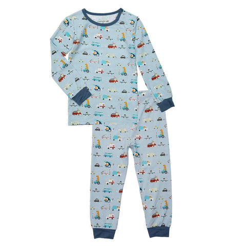 giraffic jam modal magnetic no drama pajama long sleeve set-Magnetic Me