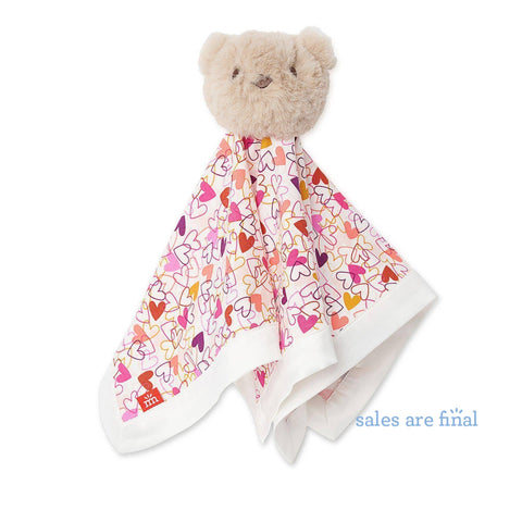 heart to heart modal bear lovey blanket