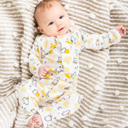 honey bee mine organic cotton magnetic fuss free coverall