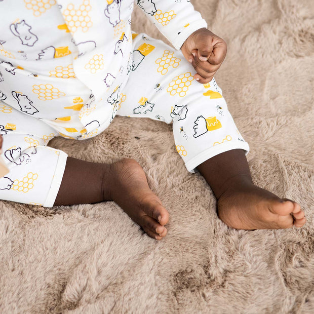 honey bee mine organic cotton magnetic fuss free coverall