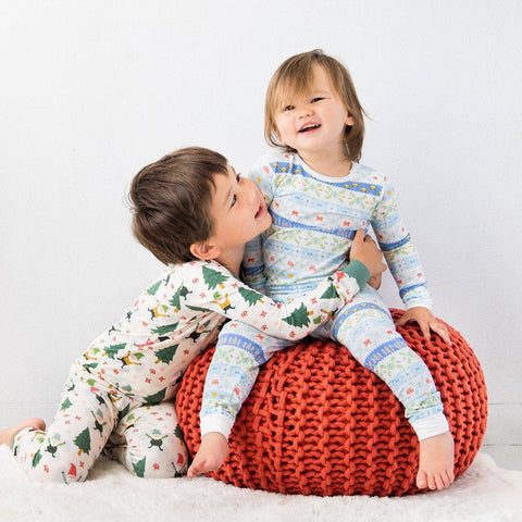 isle always love new york modal magnetic 2 piece toddler PJs-Magnetic Me