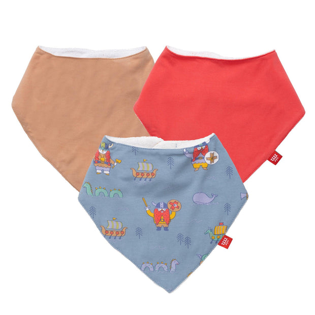 it takes a pillage modal magnetic stay dry infant bandana bib 3-pack