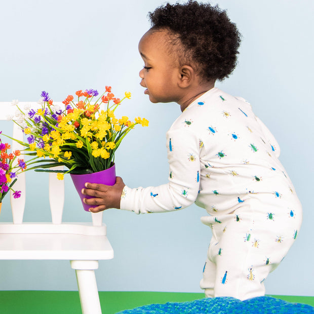 just wing it organic cotton magnetic fuss free coverall-Magnetic Me