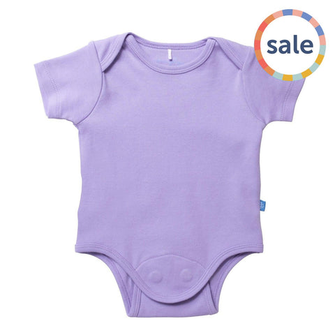 lavender latte organic cotton magnetic bodysuit-Magnetic Me