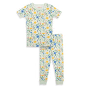 le jardin organic cotton magnetic no drama pajama short sleeve set-Magnetic Me