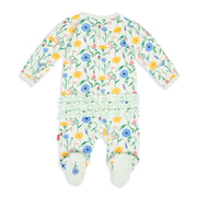 le jardin organic cotton magnetic parent favorite footie-Magnetic Me