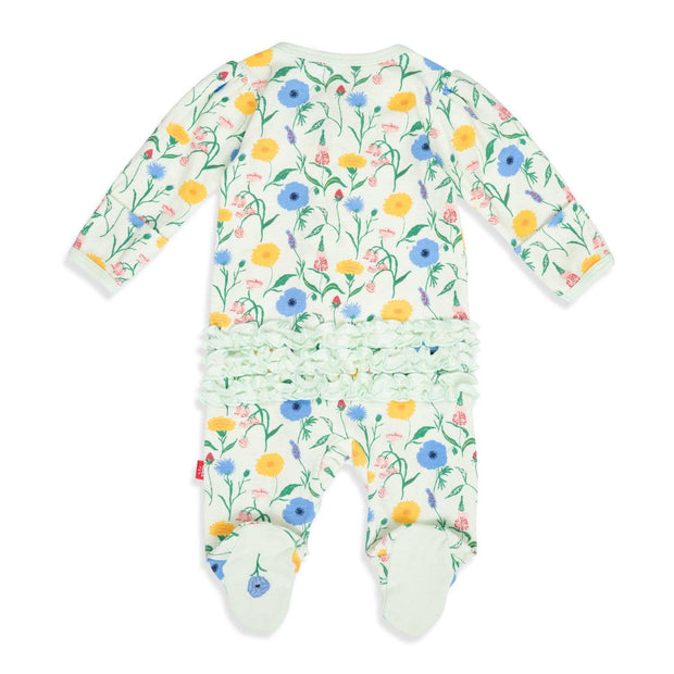 le jardin organic cotton magnetic parent favorite footie-Magnetic Me