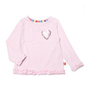 light pink organic cotton magnetic play all day top