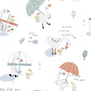 little duckling organic cotton soothing swaddle blanket-Magnetic Me