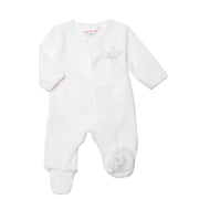 little duckling velour magnetic parent favorite footie