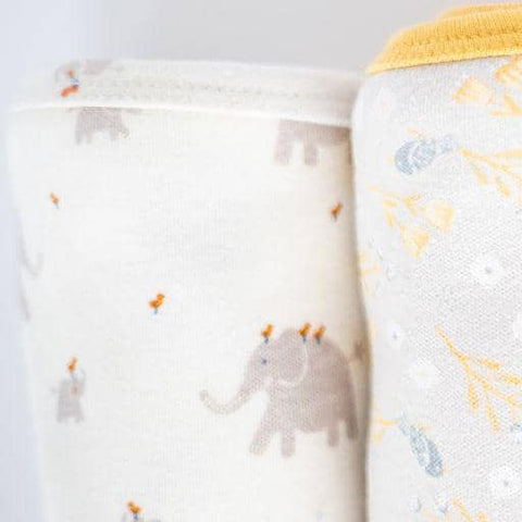 little peanut organic cotton soothing swaddle blanket