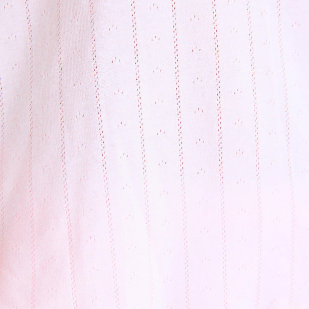 love lines pink organic cotton pointelle magnetic dream sleep tank + shorts pajama set
