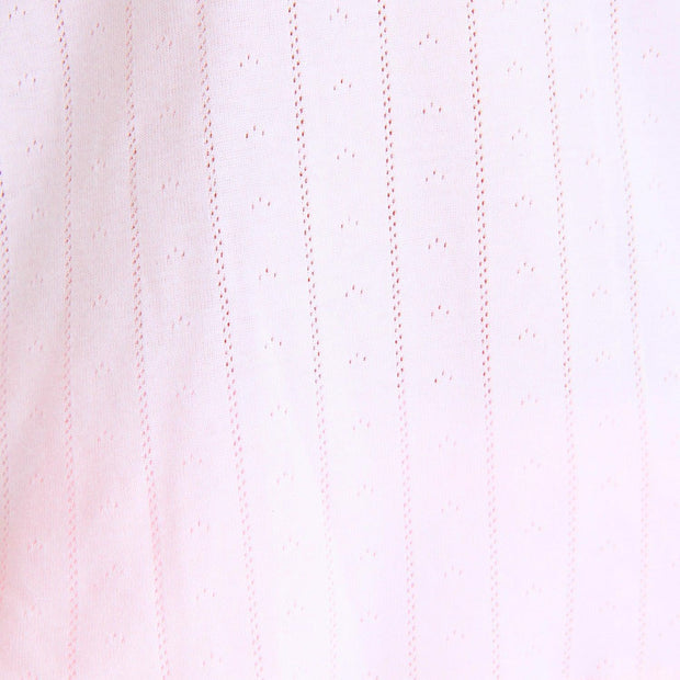 love lines pink organic cotton pointelle magnetic dream sleep tank + shorts pajama set