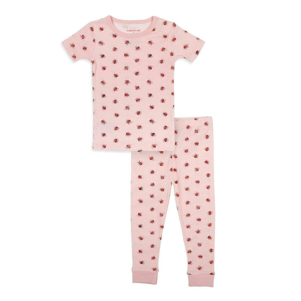 lucky charm organic cotton magnetic no drama pajama short sleeve set-Magnetic Me