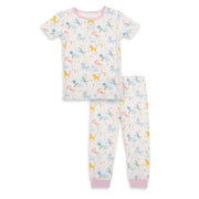 magic glitter sparkle modal magnetic no drama pajama short sleeve set-Magnetic Me