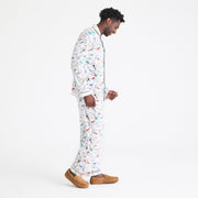 men's adventure quest modal magnetic classic with a twist long sleeve pajama set