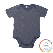 navy skinny stripe CloudStretch™ magnetic bodysuit-Magnetic Me